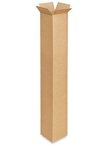 15 6x6x48 tall 275lb doublewall cardboard shipping boxes corrugated cartons for sale