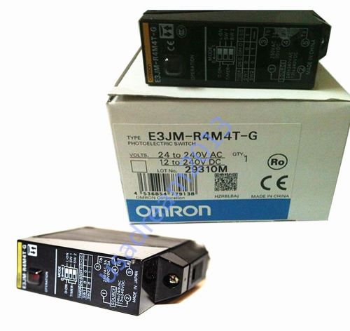 FREE SHIP Omron Photoelectric Switch E3JM-R4M4T-G  E3JMR4M4TG