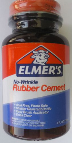 Elmer&#039;s no wrinkle rubber cement 4 oz e904 for sale