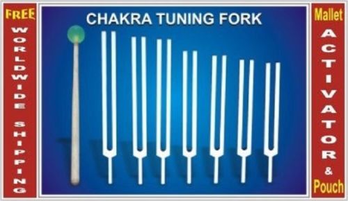 Chakra tuning forks - security sexual ego love trust emotions - meaning of life for sale