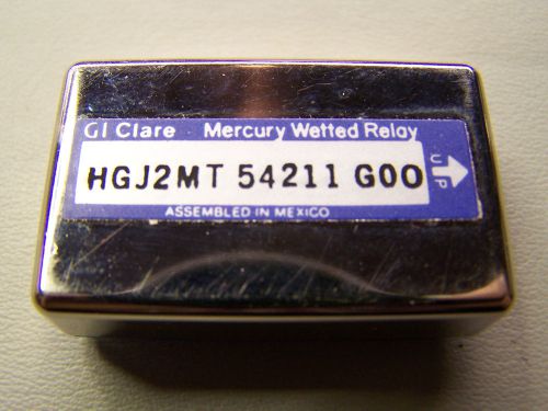 New cp clare hgj2mt54211goo dpst mercury-wetted relay 9 pin for sale