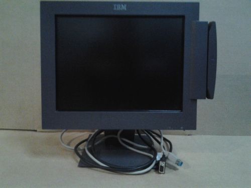 IBM 4820-5GBTouch Screen LCD W/ I/O, MSR, USB &amp; VGA Cables 41Y8279