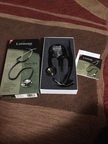 3m littmann classic ii s.e. stethoscope Black 28&#034;