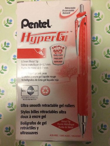 Pentel Hyperg Rollerball Pen - Medium Pen Point Type - 0.7 Mm Pen Point (kl257b)