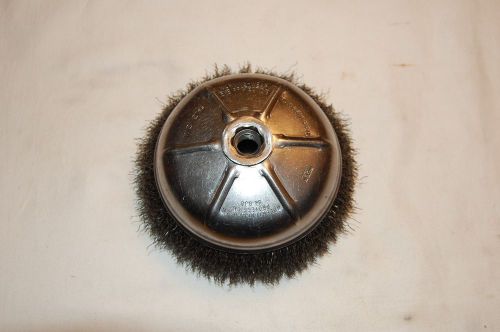 Weiler 6&#034; Crimped Wire Cup Brush 6,600 RPM&#039;s USA