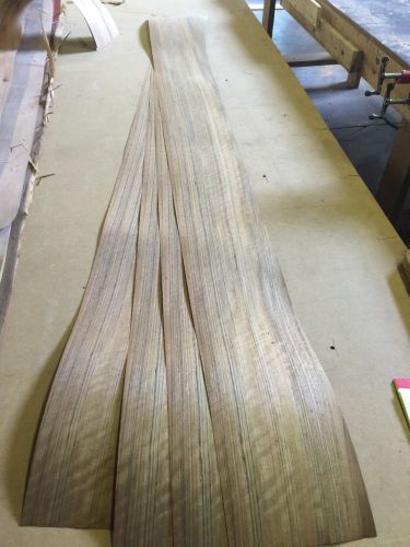 Wood veneer mozambique 9x98 4 pieces total raw veneer &#034;exotic&#034; moz.s1 2-11-15 for sale