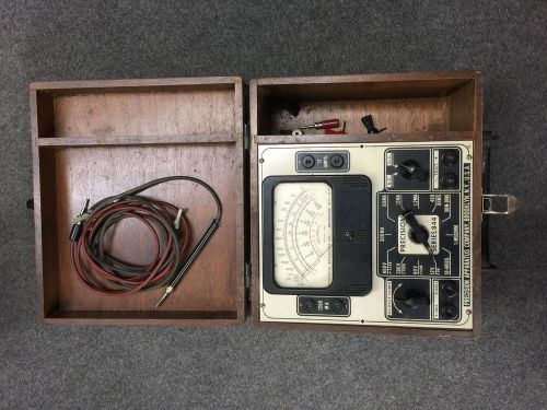 Vintage Percision Apparatus Company #844 Tester In Wooden Box