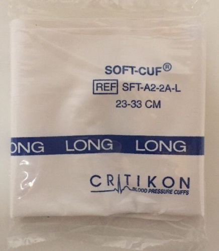 (3) New Critikon Blood Pressure Cuffs, Soft-Cuf, Adult Long, 23-33 CM