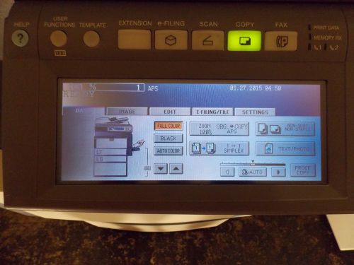 Toshiba e-studio 2500c color copier,print,scan,working with copy quality issues. for sale