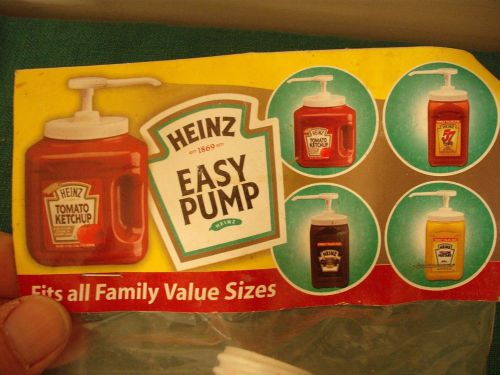 Heinz Ketchup/Mustard- Easy Pump/Dispenser 49 oz - 114 oz NIP