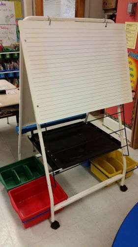 Portable teacher/classroom  whiteboard/easel dry erase for sale