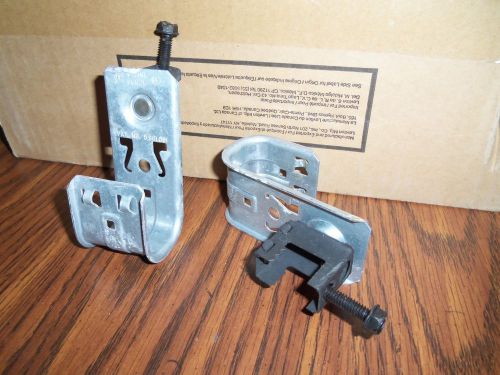 (lot of 32) b-line bch21 j-hook with riveted beam clamp for sale