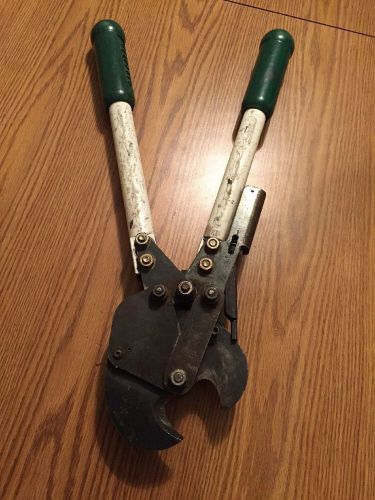 Greenlee 774 high performance ratchet cable cutters for sale