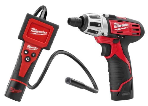 Milwaukee 2310 12-volt lithium-ion m-spector digital inspection camera and 2401 for sale