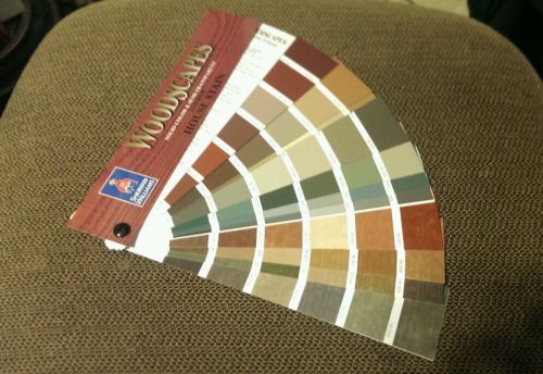 New Sherwin Williams Woodscapes Fan Deck Color Wheel Exterior House Stain