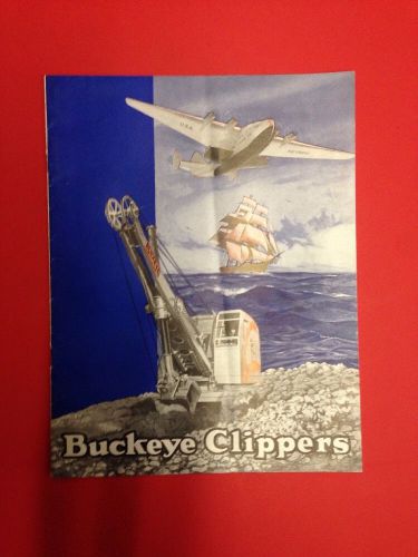 Original 1945 Buckeye Traction Ditcher Co Brochure #543