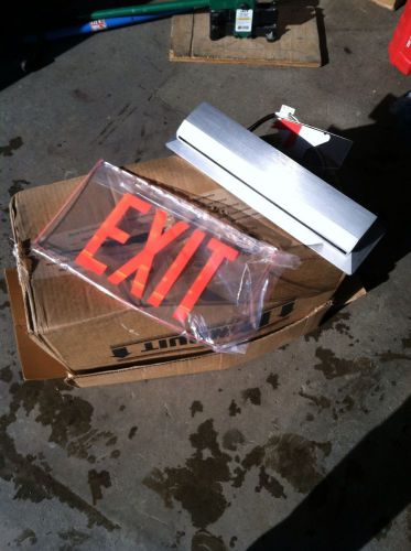 Architectural edgelit led exit signs for sale