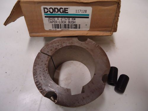 Dodge 117128 taper-lock bushing 3020 x 2-5/8 kw for sale