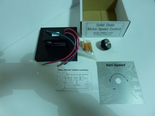 Kb electronics solid state variable speed motor control 10 amps 120 volts  new for sale