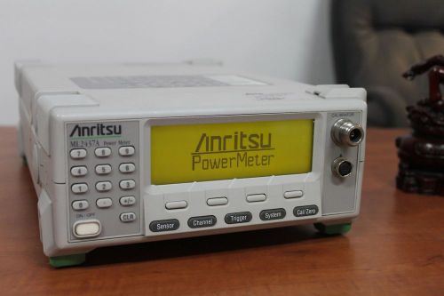 ? anritsu ml2437a ? rf microwave power meter, working ok, w. battery for sale