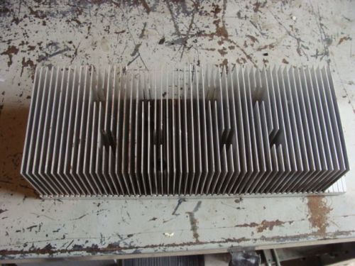 Large Aluminum Heat Sinks 14 inches long 5.5 inches wide 4 inches deep used