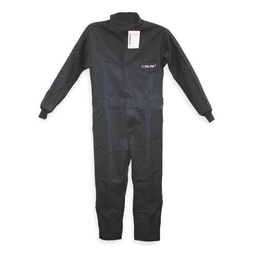 Flame-Resistant Coverall, Navy, 2XL, HRC2 ACCA11BL2X