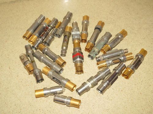 ^^ CONNECTOR LOT # 6  (23 PIECES)-  GENERAL RADIO  874- COUPLINGS- TEK STANDARD