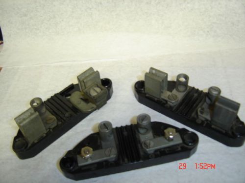 3 SEPERATE METER BASE SOCKETS OBSOLETE ALL ONE PRICE