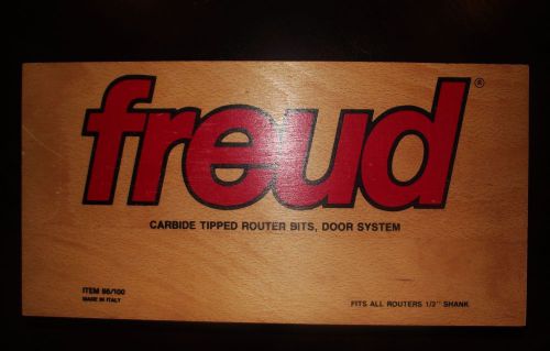 Very nice Freud carbide tipped router bit kit