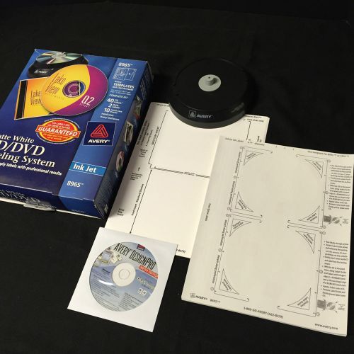 Avery 8965 CD / DVD Labeling System Kit - Stomper Software Labels Case Inserts