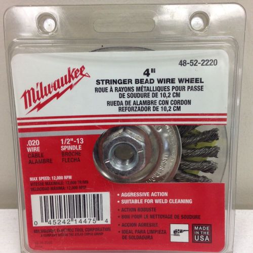 Milwaukee 48-52-2220  4&#034;  wire wheel Brush