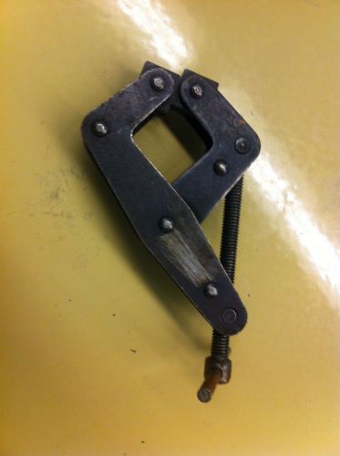 Used 3&#034; Kant Twist T-Handle Clamp Multi Purpose Copper Jaws
