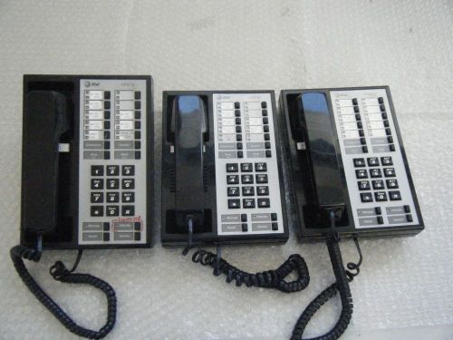 Lot of 3 AT&amp;T Lucent Avaya Merlin HFAI 10 - 10 Button Telephone 7309H01C