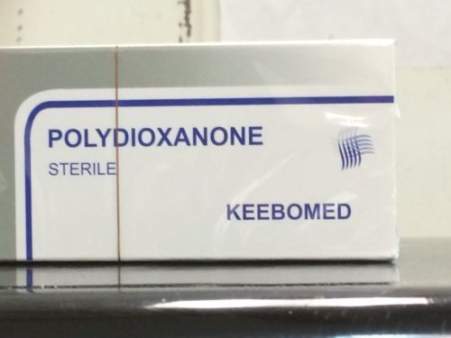 Veterinary Sutures PDS Polydioxanone size 3/0 absorbable reverse cutting