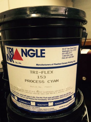 Triangle Process Cyan Plastisol Ink - 1 Gallon