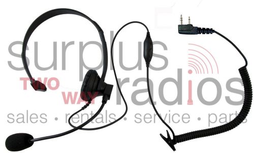 Headset for kenwood 2 pin radios tk3160 tk372 tk272 tk2160 tk3173 tk2173 tk3200 for sale