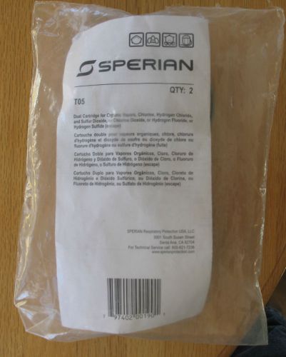 SPERIAN Organic Vapor Acid Gas Respirator Cartridges T05