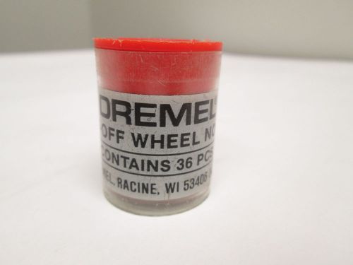 Dremel cut-off wheel vial of 34 pcs. model  409 new in box for sale