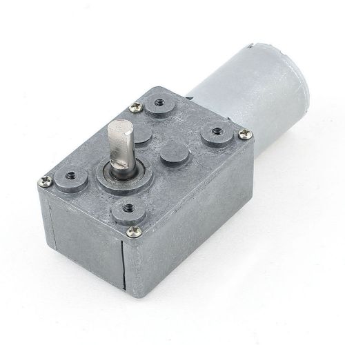 12v 0.3a 8rpm 8kg.cm low speed high-torque reducer gearbox dc worm gear motor for sale