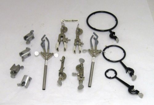 Vintage fisher/cenco/sargent-welch lab clamps - lot of 13 for sale