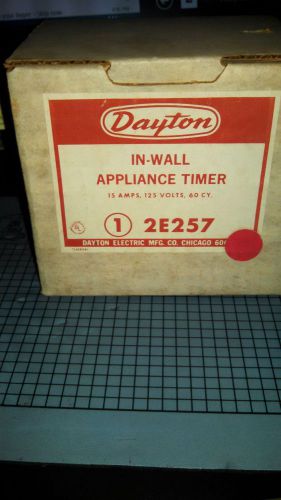DAYTON 2E257 24 HOUR IN WALL APPLIANCE TIMER IN BOX