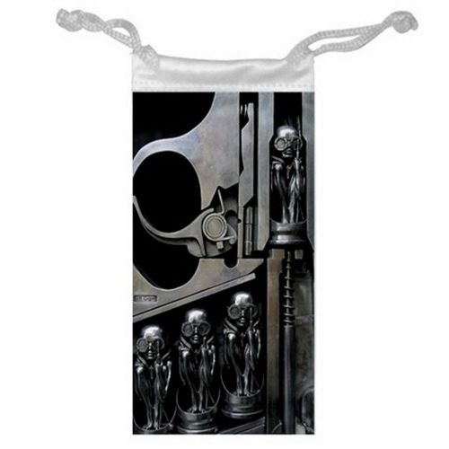 HR GIGER Jewelry Bag or Glasses Cellphone Money for Gifts size 3&#034; x 6&#034; NEW HOT