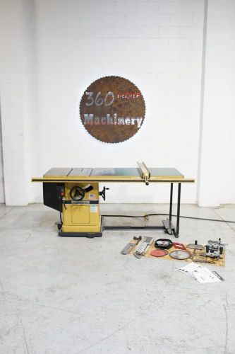 Powermatic 66 table saw w/extras for sale