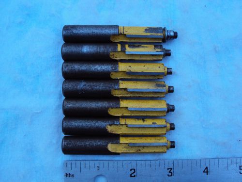 LOT OF 7 . ROUTER TOOLS