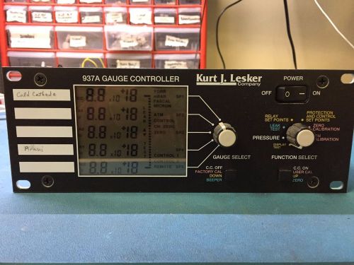 937a gauge controller (kurt j. lesker branded lab vacuum gauge/controller) for sale