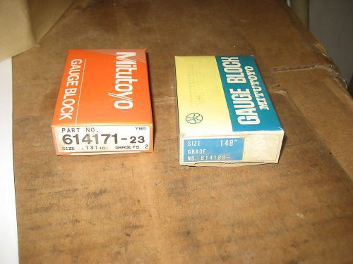 MITUTOYO 614171/614188 GAGE BLOCKS (LW0725-1)