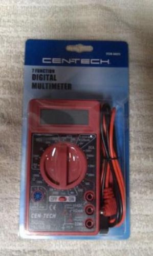 Cen-Tech 7 Function Digital Multimeter Tester Item 98025