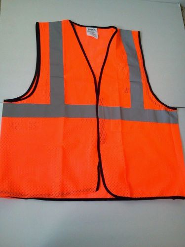 Orange Construction Maintenance Safety Vest ( Large )