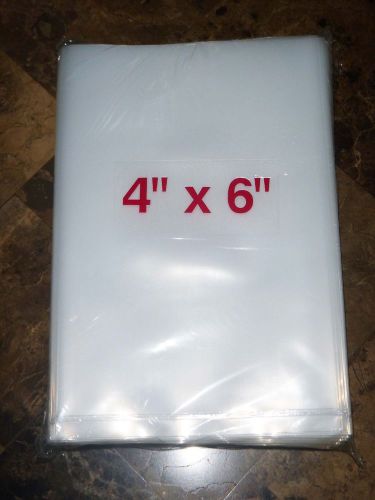 200 4x6 Inch H/D FLAT POLY PLASTIC PACKAGING BAGS .004 Mil Thick 200 Count Pkgs