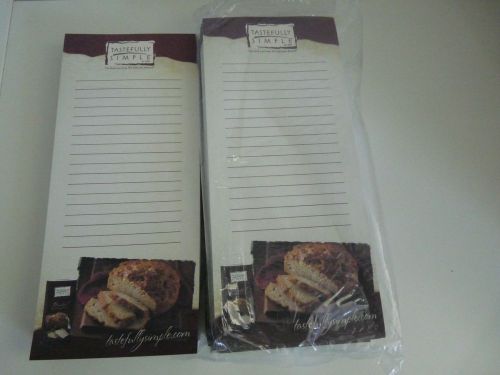 Tastefully Simple Magnetic Grocery Lists – Lot of 15
